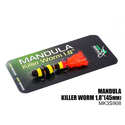 Мандула Killer Worm 3 сегмента 45мм (#908)