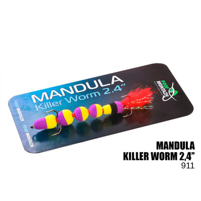 Мандула Killer Worm 5 сегментов 60мм (#911)