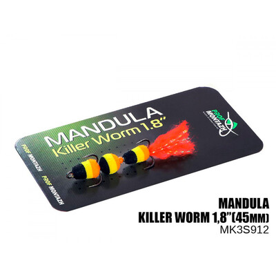 Мандула Killer Worm 3 сегмента 45мм (#912)