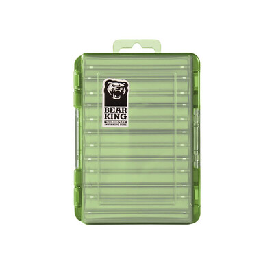 Коробка для воблерів двостороння H01 10.4*14*3.2 Green